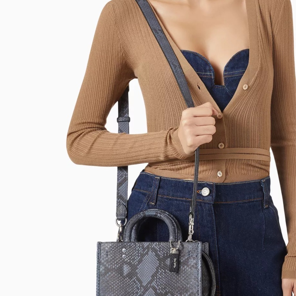 Coach Rogue 20 in Blue Python-Sold Out - Picture 6 of 15